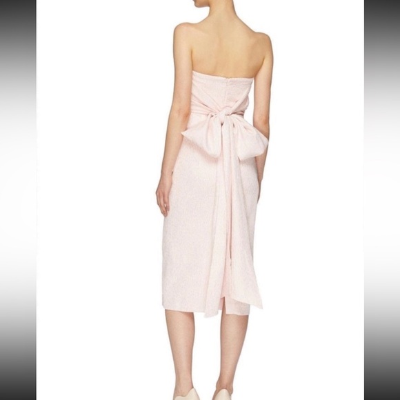 Rebecca vallance Midi Strapless Cocktail dress with Bow US 6 - Picture 1 of 7